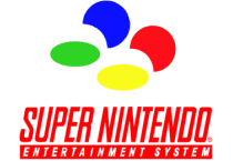 Super Nintendo SNES game logo representing cartridge trade-ins